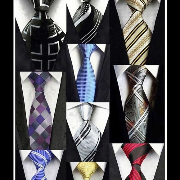 Mystery Bundle 5 men’s ties - Picture 1 of 2